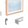 Cadres nielsen verre anti reflet